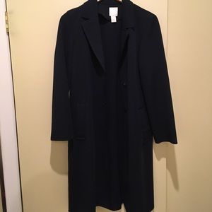 H&M Oversized navy blue coat